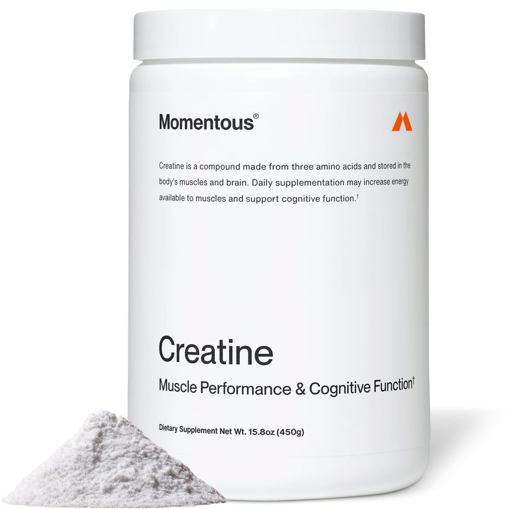 Momentous Creatine Monohydrate Powder - Creatine Powder - Supports Strength, Lean Muscle, & Recovery for Men & Women
