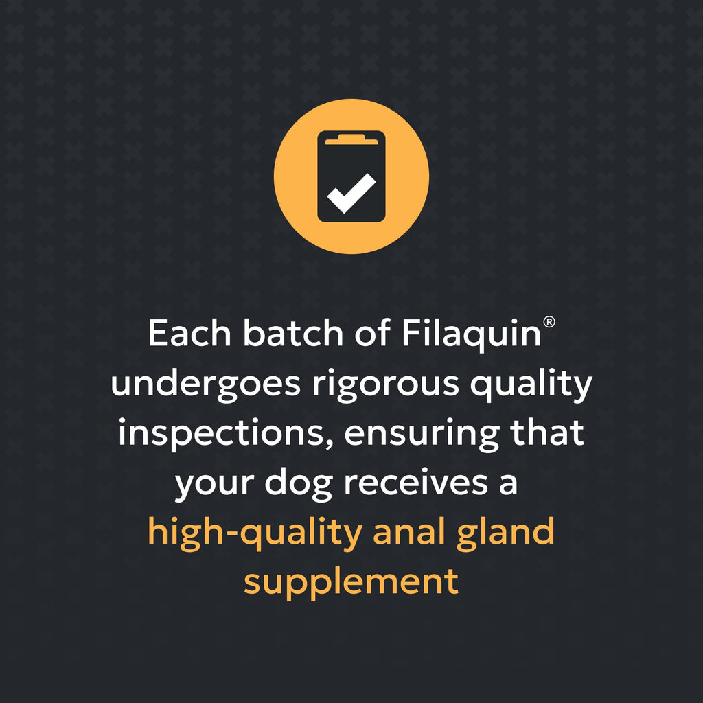 Nutramax Filaquin Anal Gland Supplement for Dogs, from The Same Company as Cosequin & Proviable, with Pre & Postbiotics and Psyllium Husk Fiber to Support Anal Gland Health, 90 Count Soft Chews Nutramax Laboratories Au supplements