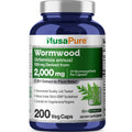 NusaPure Wormwood Capsules 2000mg | Artemisia Annua Herb | 200 Count | Non-GMO & Vegan Supplement NusaPure Au supplements