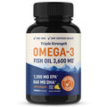 Triple Strength Omega 3 Fish Oil | 3600 mg EPA & DHA | Over 2100mg of Omega 3 Fatty MAV NUTRITION Au supplements
