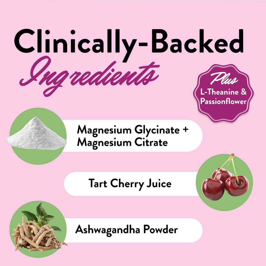Legendairy Milk She’s Sleepy™ – Cherry Limeade – Nightly Sleep Aid, Sugar Free Drink Mix with Magnesium Glycinate & Ashwagandha