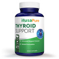 NusaPure Thyroid Support Supplement (Non-GMO) 120 caps, Ashwaganda, Iodine, Zinc, kelp, Vitamin B12, L-Tyrosine, Selenium, Copper NusaPure Au supplements