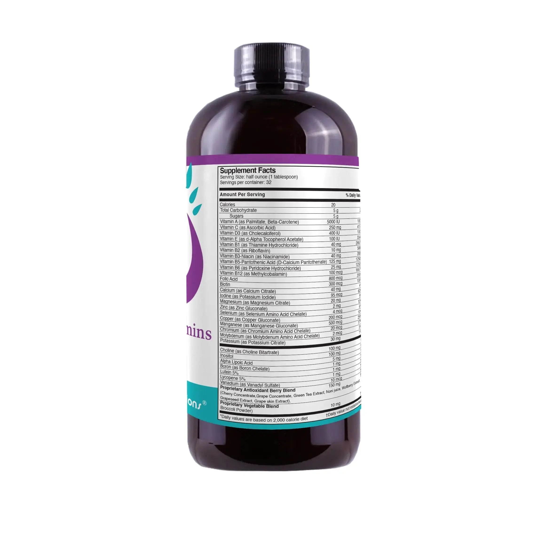 Liquid Super Multivitamin and Minerals - Premium Liquid Vitamins for Enhanced Absorption - Daily Liquid Multivitamin Supplement Life Solutions Au supplements