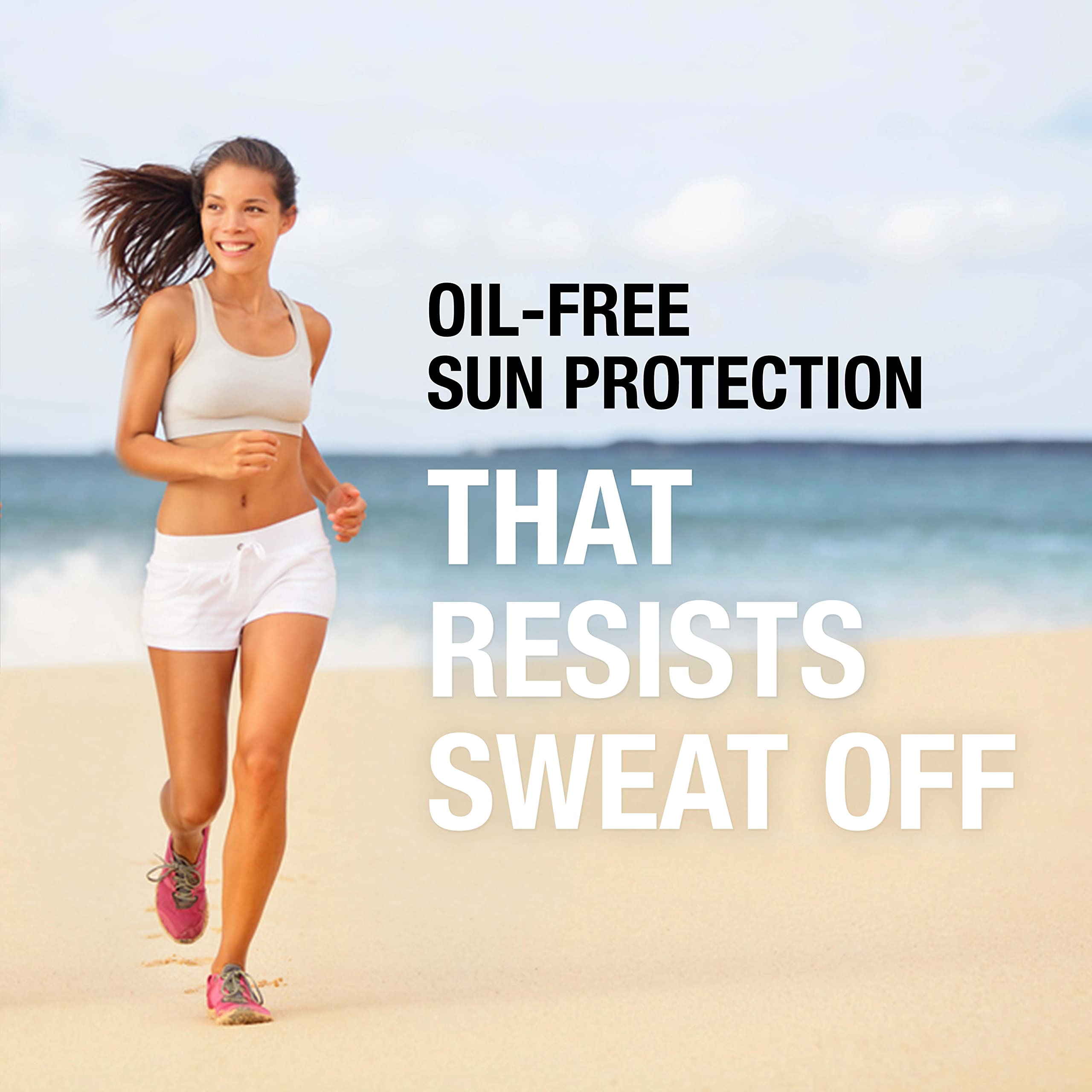 Neutrogena Sport Face Sunscreen SPF 70+, Oil-Free, 2.5 fl oz, Sweat & Water-Resistant