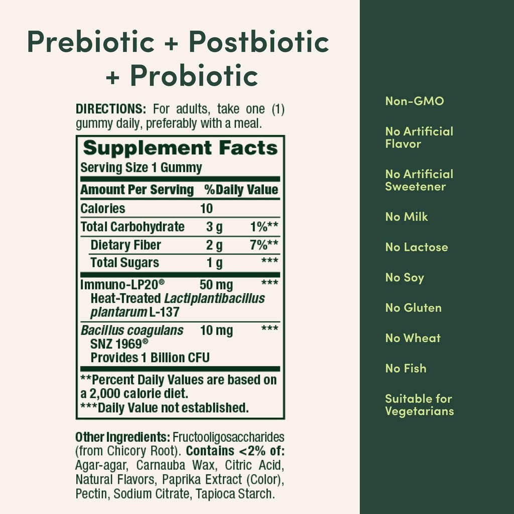 Nature’s Bounty Pre + Pro + Postbiotic Gummies for Digestive Health, Immune Support - Probiotic Gummies for Gut Health, Tropical Mango Flavor, 30 Ct Nature's Bounty Au supplements