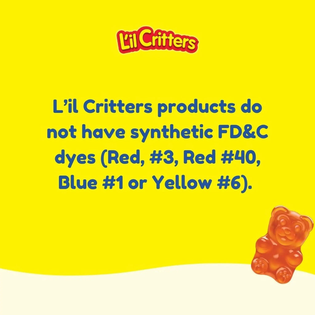 L'il Critters Frozen Daily Kids Multivitamin Gummies Assorted Berry Flavors for Ages 2+ Toddlers and Kids, Disney Multivitamin Gummies Lil Critters Au supplements