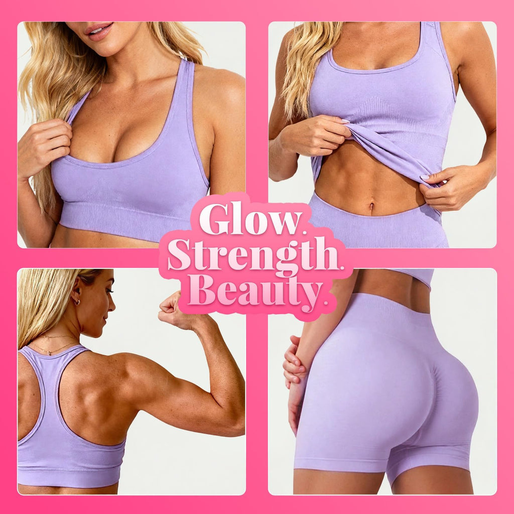 Creatine for Women, Creatine Monohydrate Gummies with Collagen, Vitamin D3 & Calcium for Muscles, Booty & Energy, Flavored Sugar Free Creatine Gummies Post