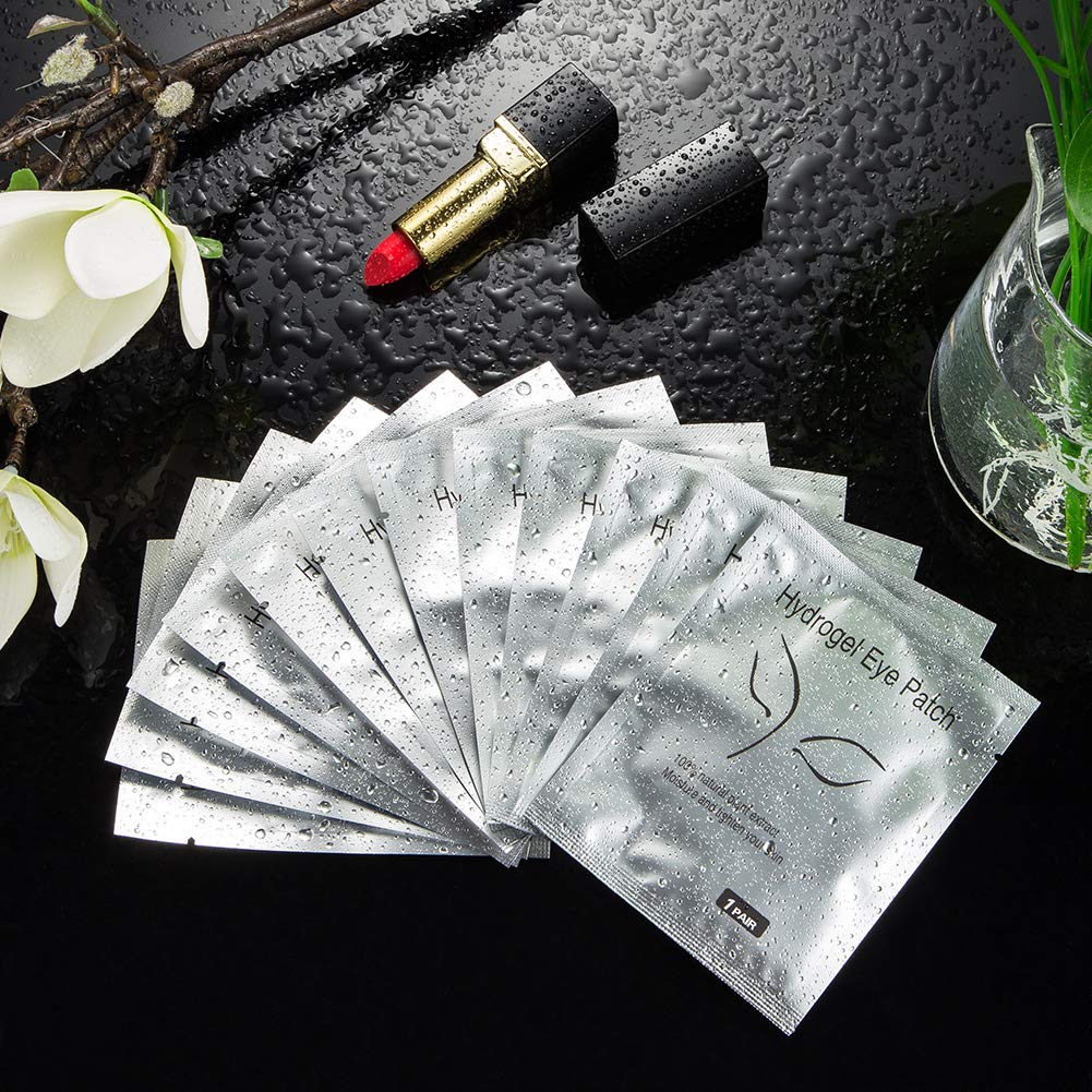 Ocim 100 Pairs Under Eye Pads Lash Extensions,Hydrogel Gel Eye Patches for Lashes Extension/Eyelash Tinting