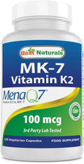Best Naturals MK-7 Vitamin K2 100 mcg 120 Vcaps Best Naturals Au supplements