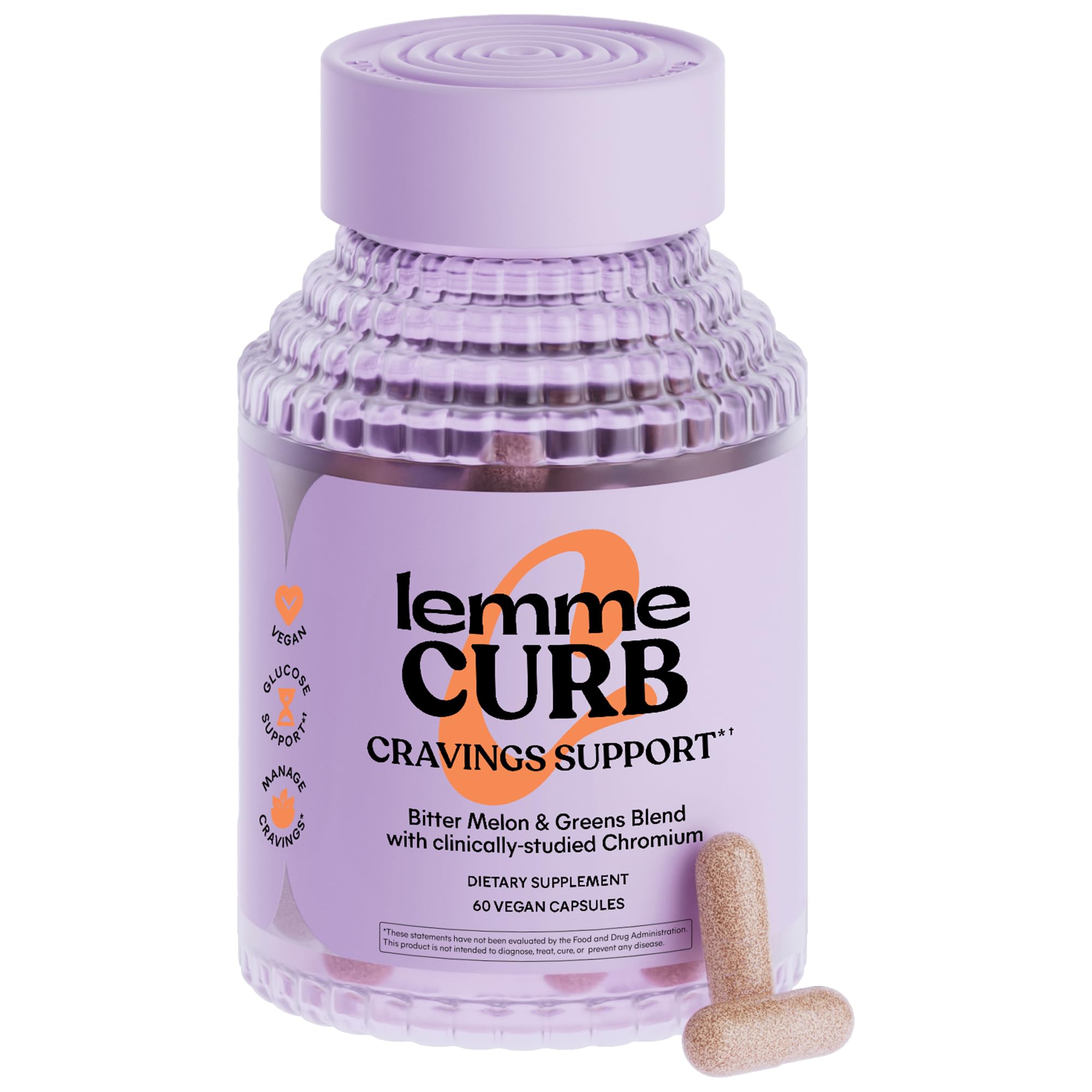 Lemme Curb Cravings, Improve Carb Metabolism, Support Weight Management w/Clinically Studied Chromium Picolinate, Bitter Melon, Ceylon Cinnamon