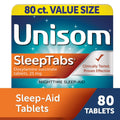 Unisom SleepTabs, Nighttime Sleep-aid, Doxylamine Succinate, 80 Tablets Unisom Au supplements