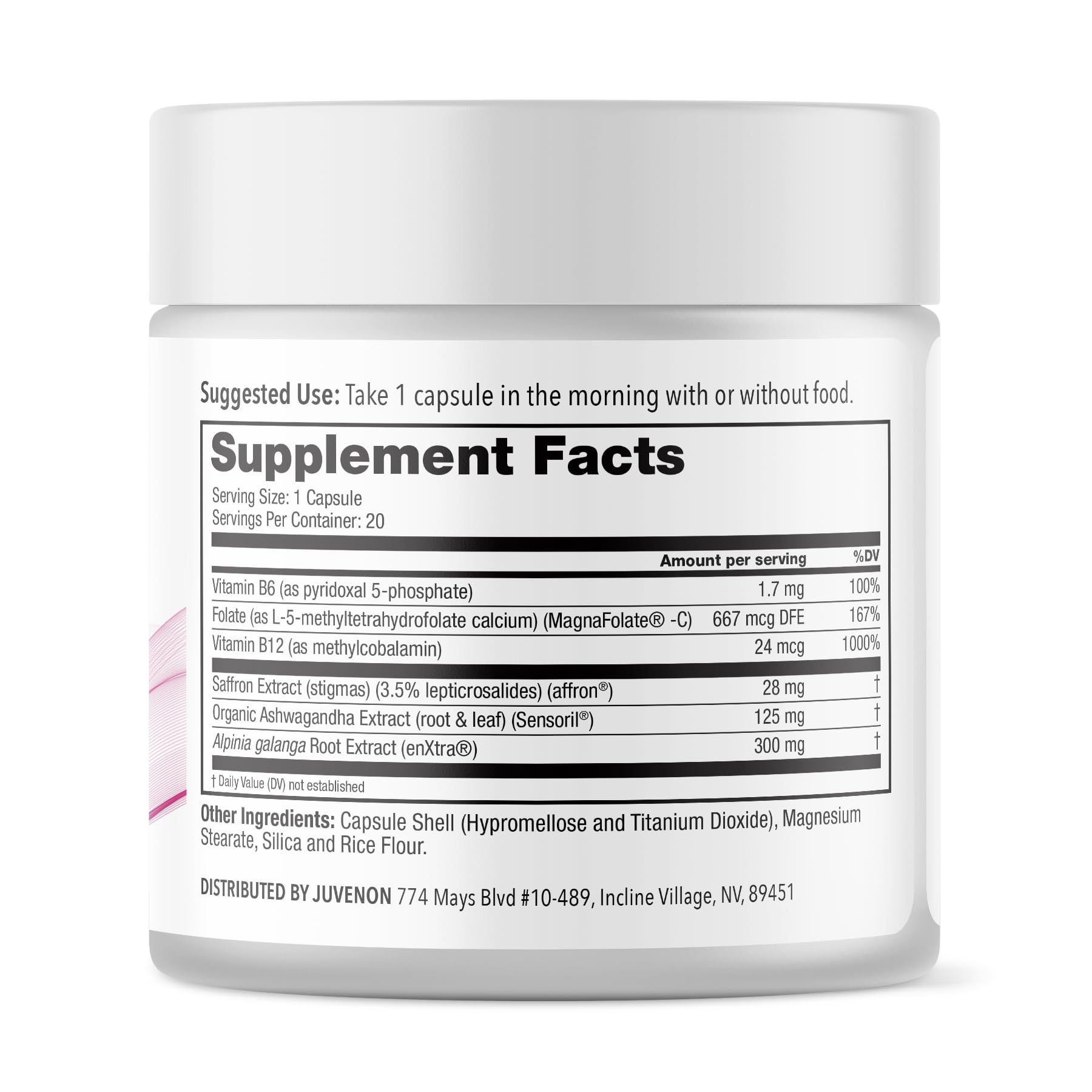 Juvenon Menopause Supplements for Women Mood Support, Hot Flashes Relief, Peri-Menopausal Support, Hormone Balance, Promote Calm, Energy, Clarity, Sleep, Natural Herbal Supplement, (30 Capsules) Juvenon Au supplements