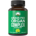 Peak Performance Grass Fed Beef Organ Complex from New Zealand (180 Capsules) Desiccated Organs Superfood Pills. GrassFed Beef Liver Capsules with Heart, Kidney, Pancreas, Spleen. Supplement Peak Performance Au supplements
