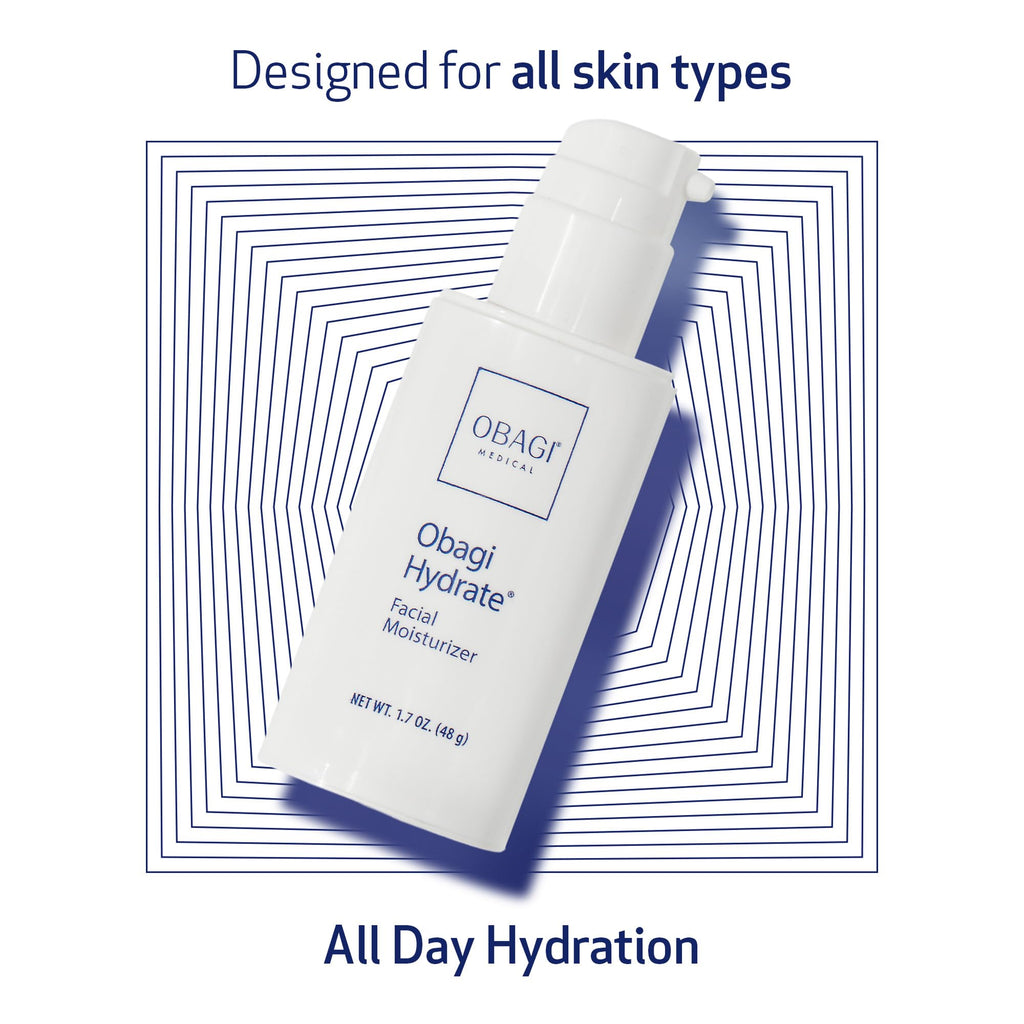 Obagi Professional-C 20% Vitamin C Serum & Hydrate Facial Moisturizer Bundle – Brightens Skin Tone
