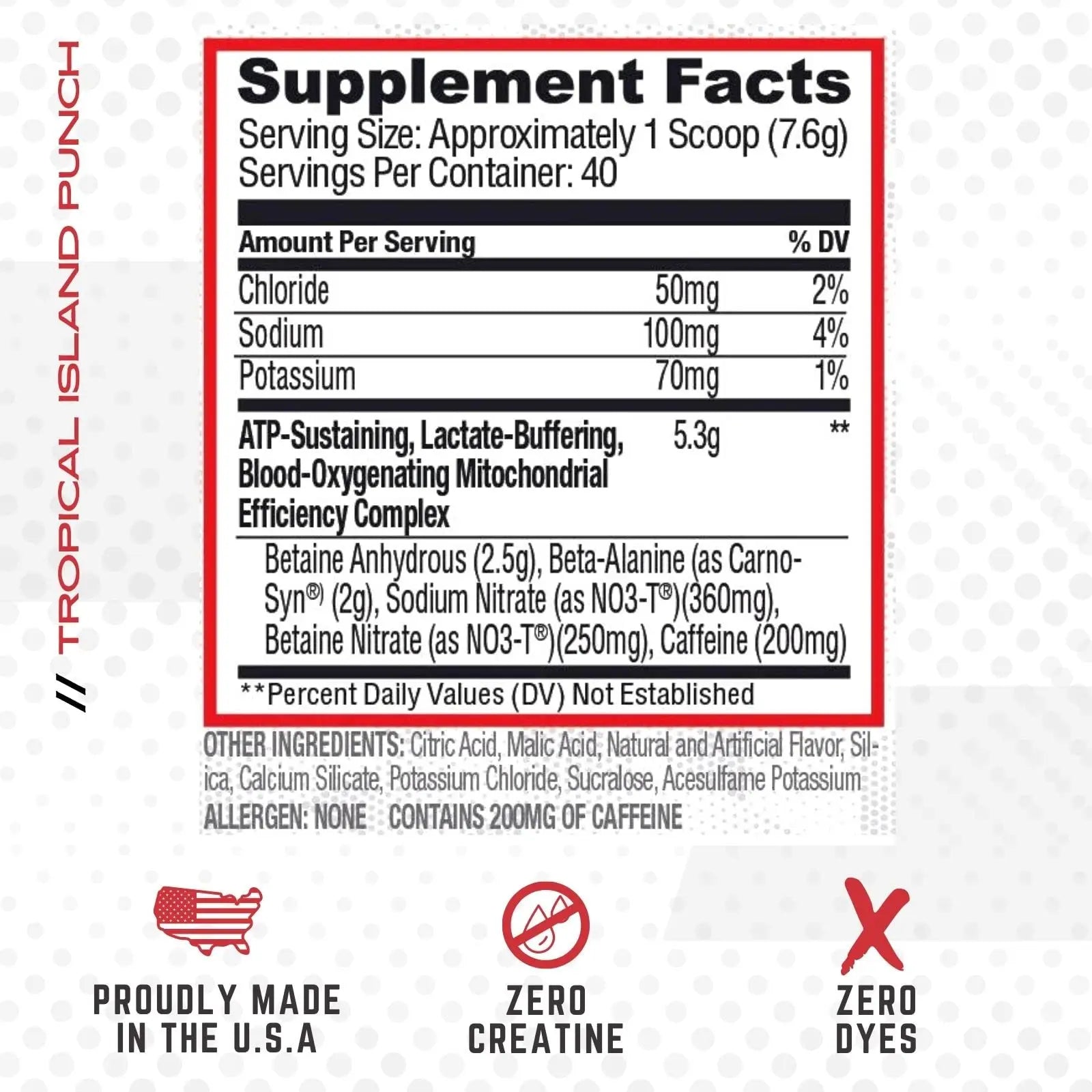 Purus Labs CONDENSE PreWorkout Powder, 40 Servings (Tropical Island Punch) Purus Labs Au supplements