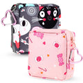 Abeillo 2Pcs Period Bag with Heart Carbiner, Sanitary Pad Storage Bag Samll Period Pouch Abeillo Au supplements