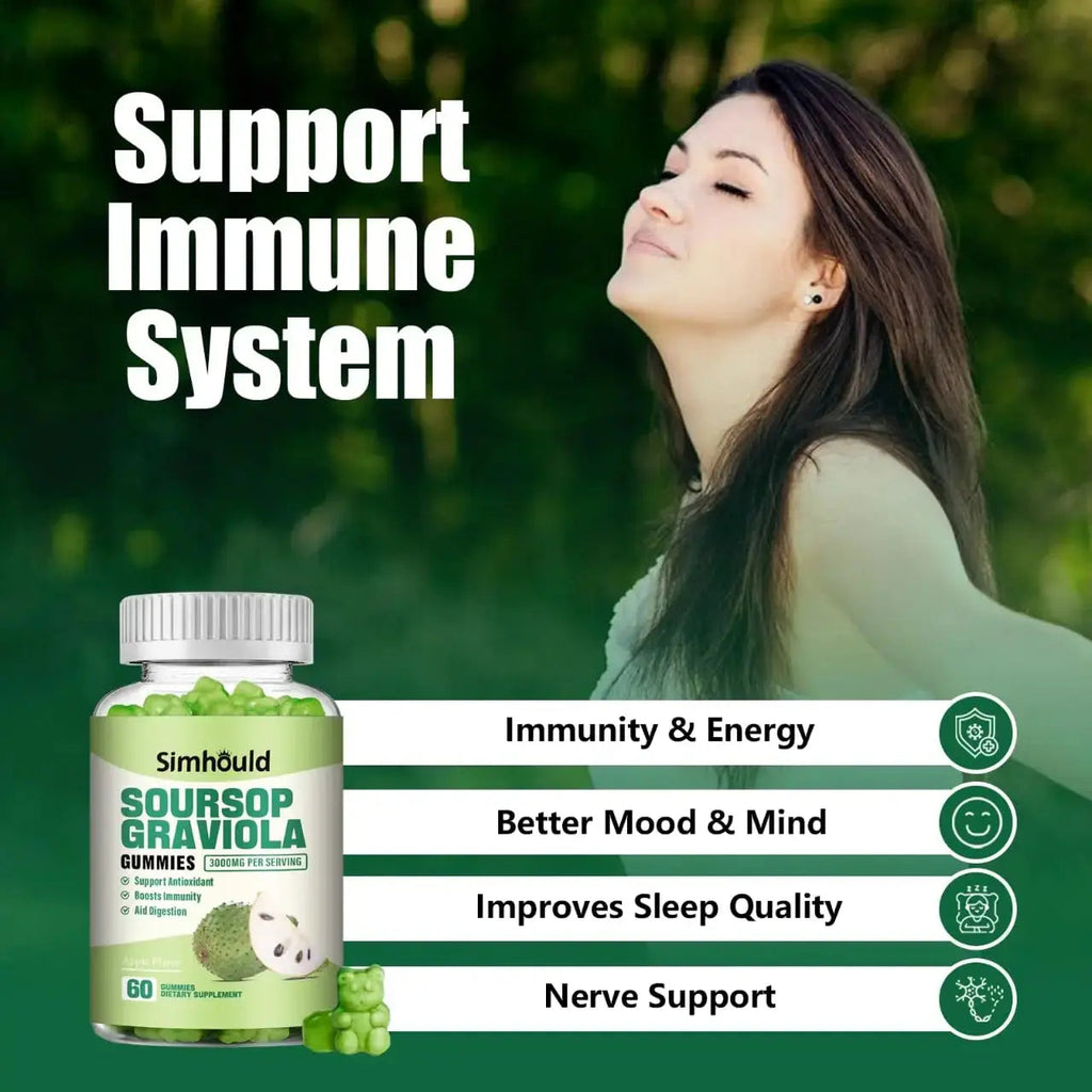 Simhould 1 Pack Soursop Graviola Gummies Simhould Au supplements