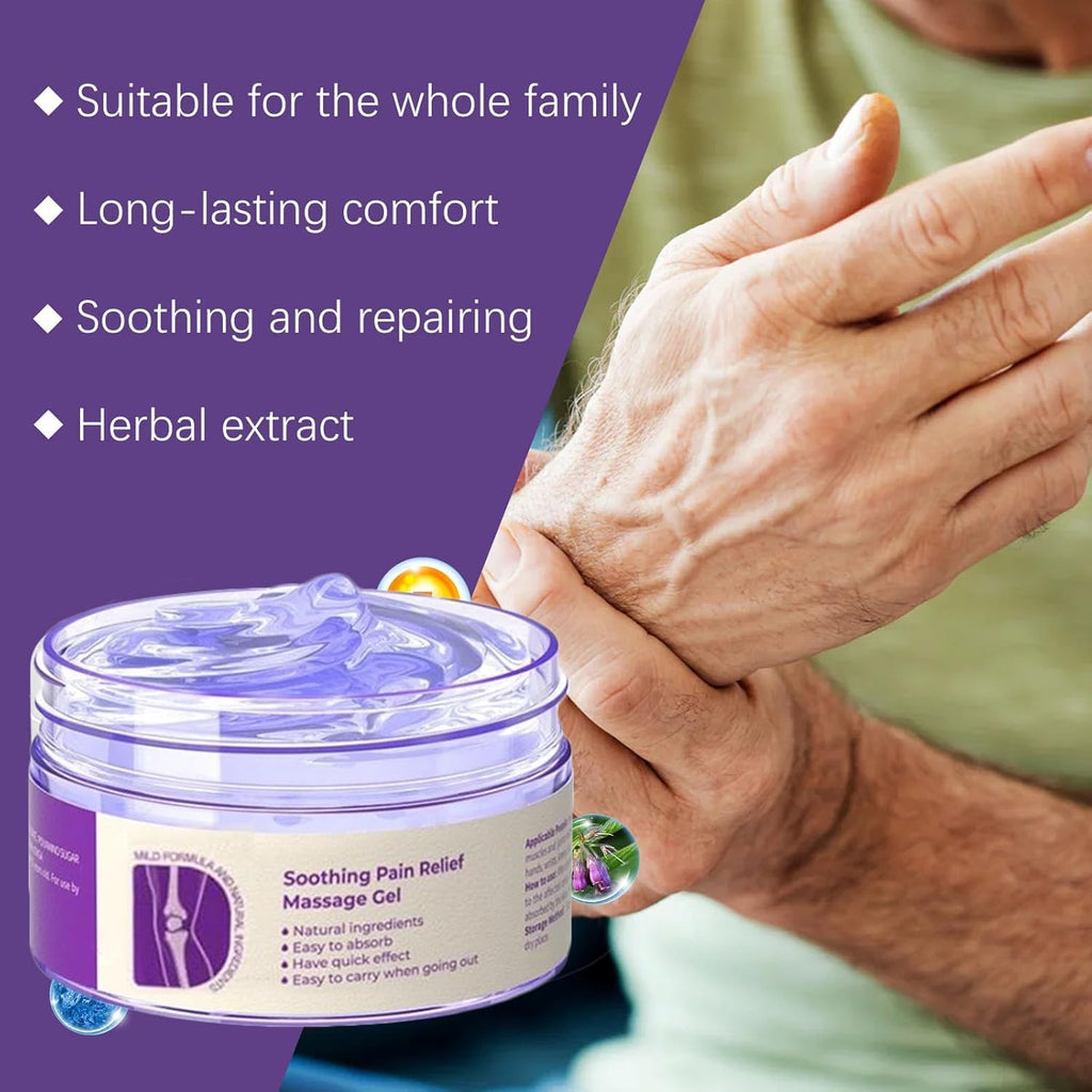 TIMLIFE 2PCS Joint Purple Gel, Purple Relief Soothing Massage Cream,Joint Activities Throughout The Body, Soothes Knees, Lumbar, Neck, Hands, and Feet TIMLIFE Au supplements