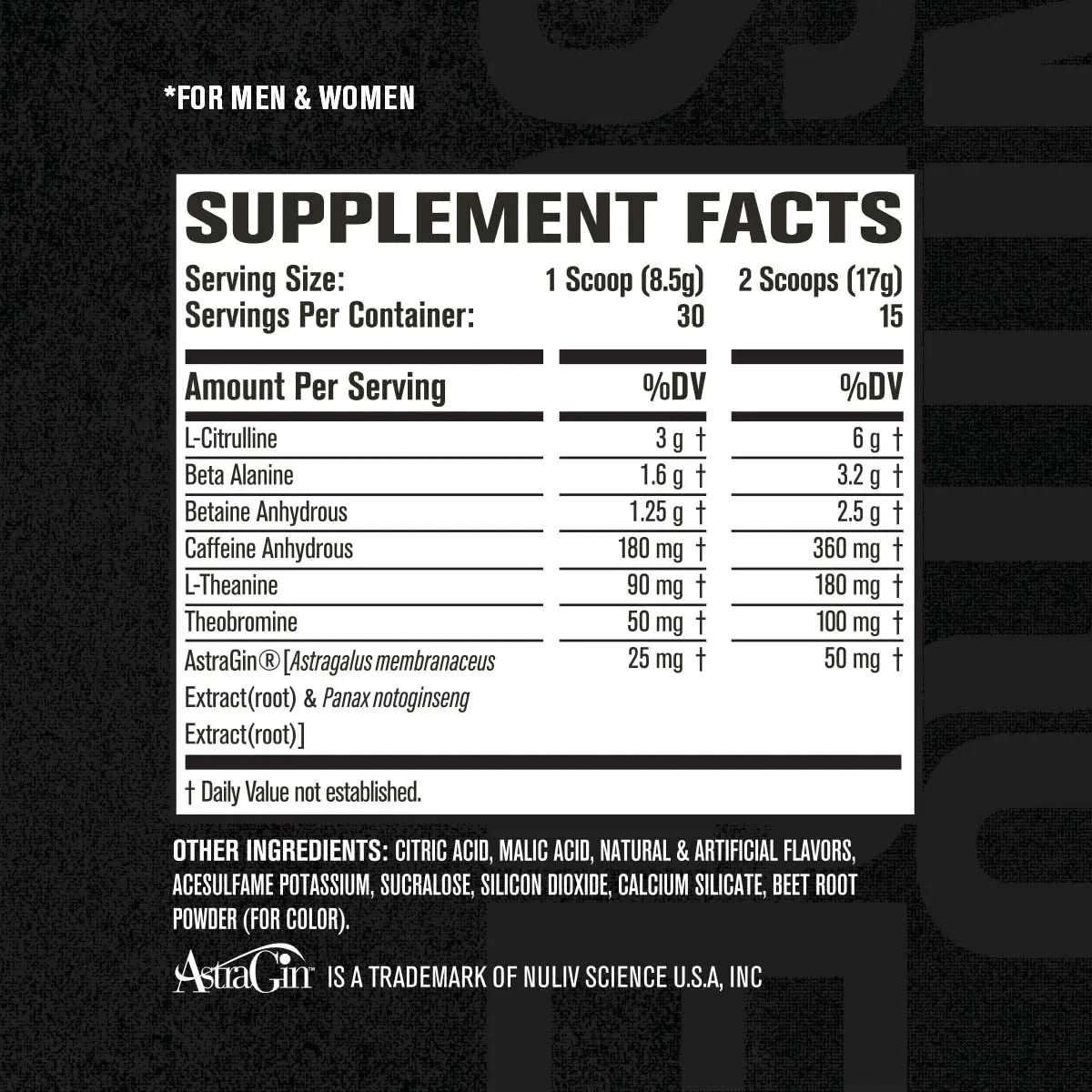 NITROSURGE Pre Workout Supplement - Endless Energy, Instant Strength Gains Jacked Factory Au supplements