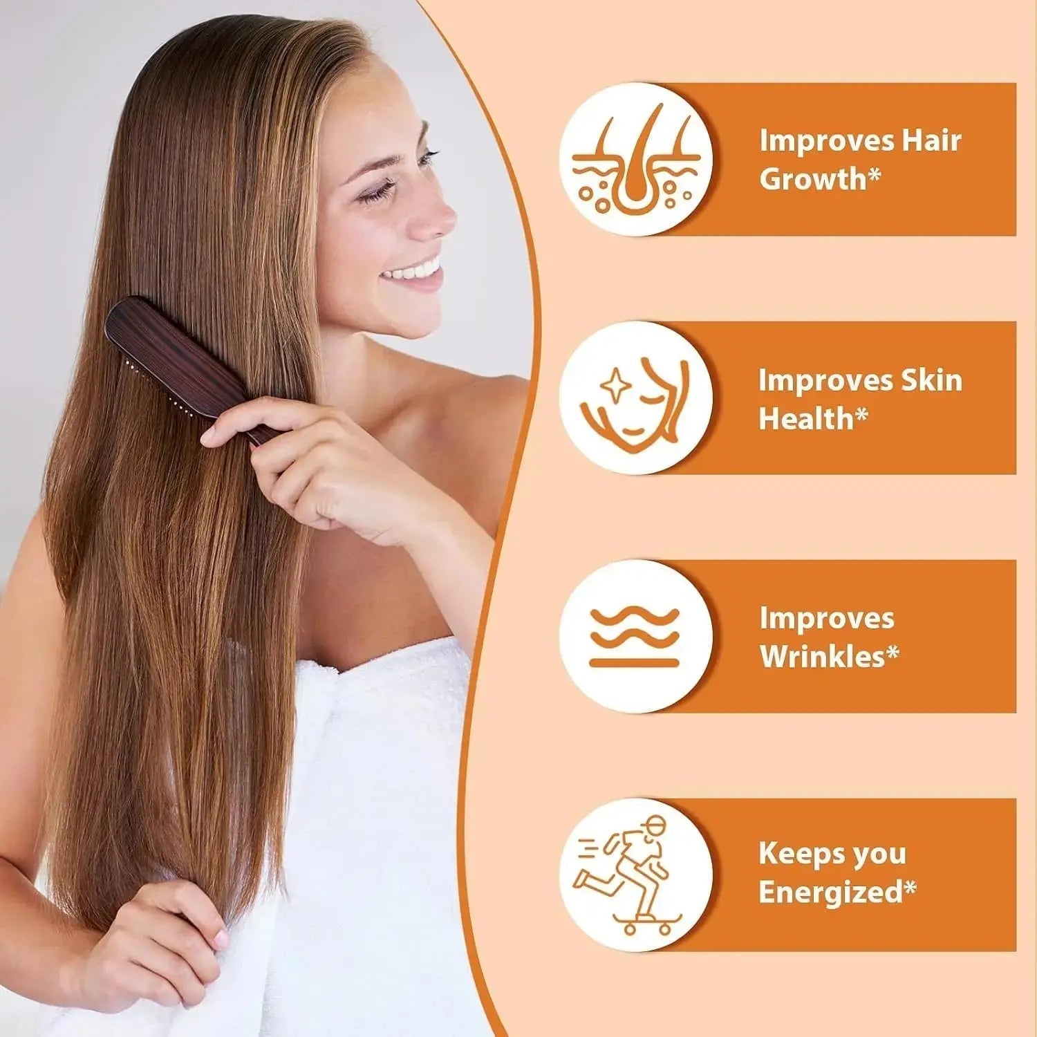 Zeniber MaayRuth Multivitamins Hair Growth| Liquid Multivitamin for Hair Growth | Biotin 10000mcg | Hair & Skin Support Supplement | Zeniber Au supplements