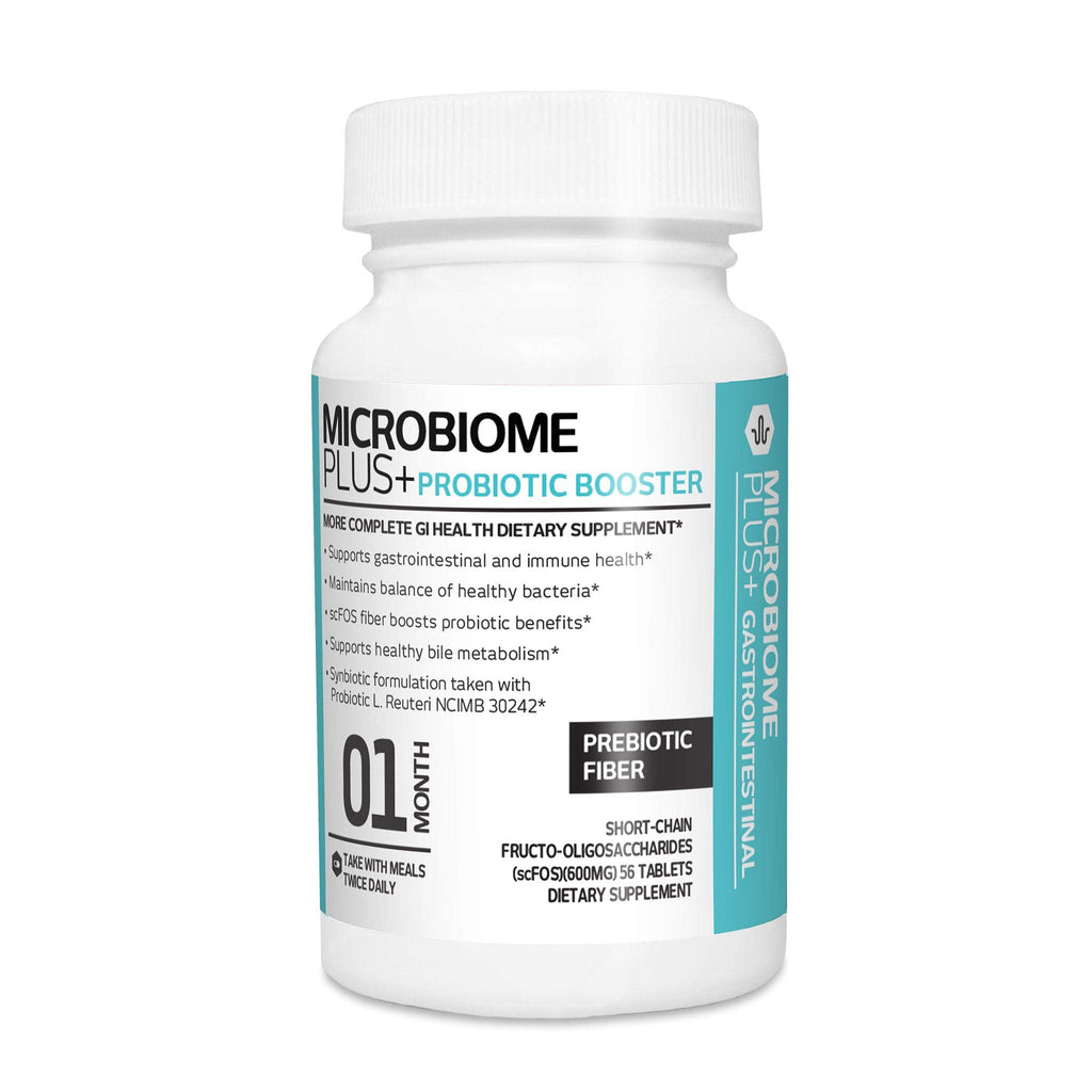 Microbiome Plus Prebiotics scFOS Prebiotic Fiber, Boosts Probiotic Benifits, GI Digestive Supplements, Allergy Safe and Gluten-Free