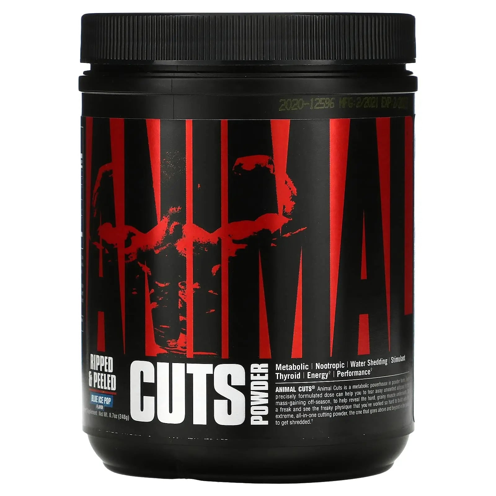 Universal Nutrition Animal Cuts Powder - Metabolic Enhancer, Nootropics, Carnitine Animal Au supplements