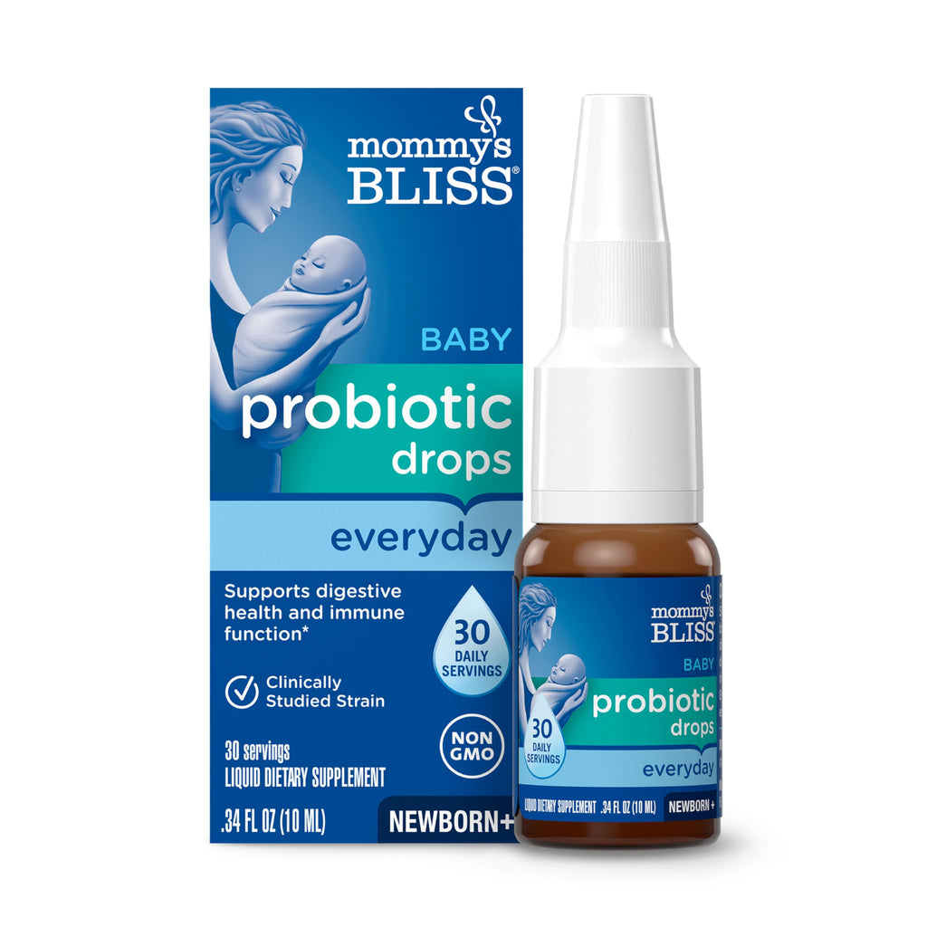 Mommy's Bliss Baby Probiotic Drops Everyday - Gas, Constipation, Colic Symptom Relief - Newborns & Up