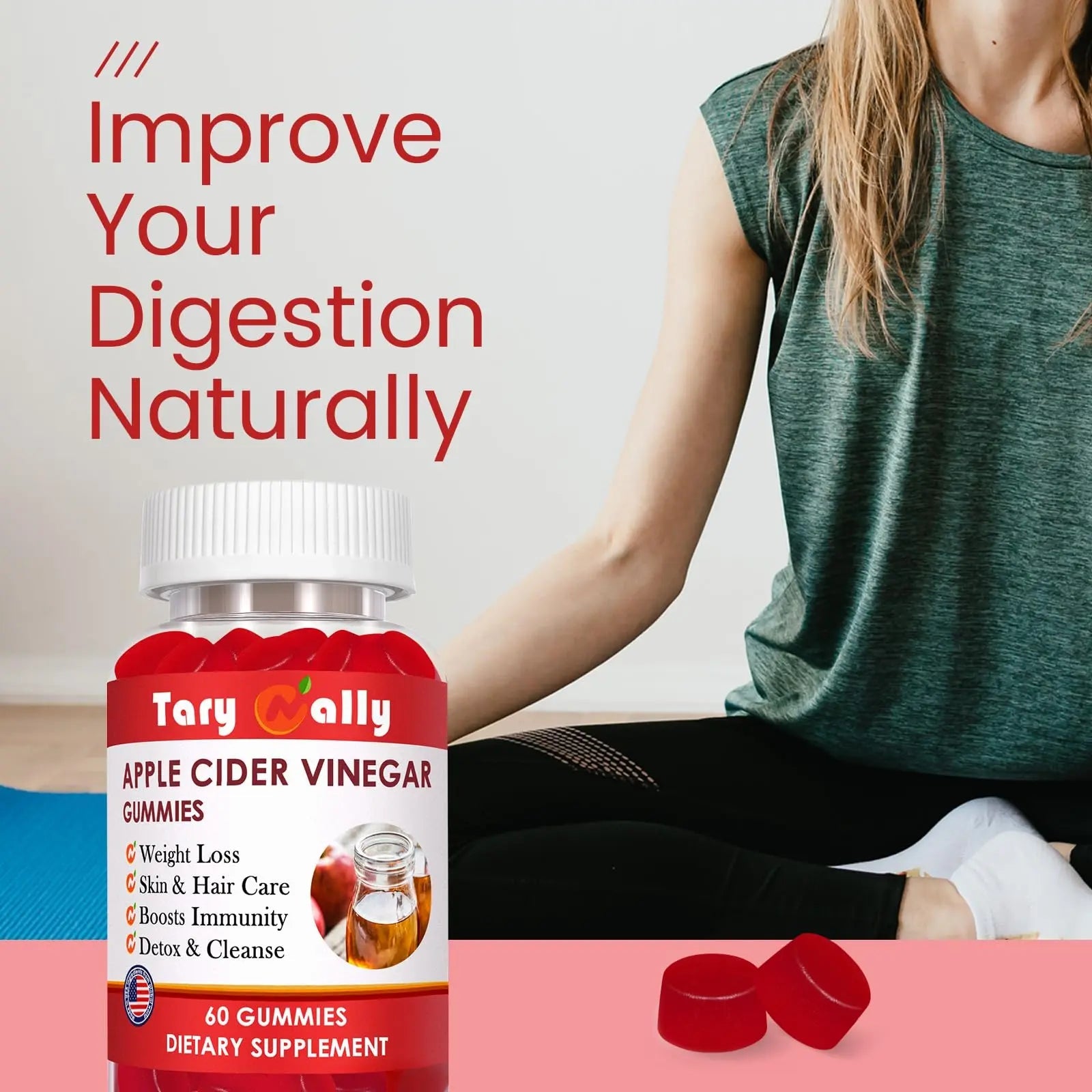 Apple Cider Vinegar Gummies Keto ACV Gummies for Weight Loss and Belly Fat Tary Nally Au supplements