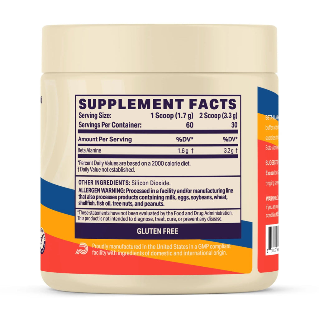 Podium Nutrition, Solos | Beta Alanine, 60 Servings, Unflavored, Boost Athletic Performance Podium Nutrition Au supplements