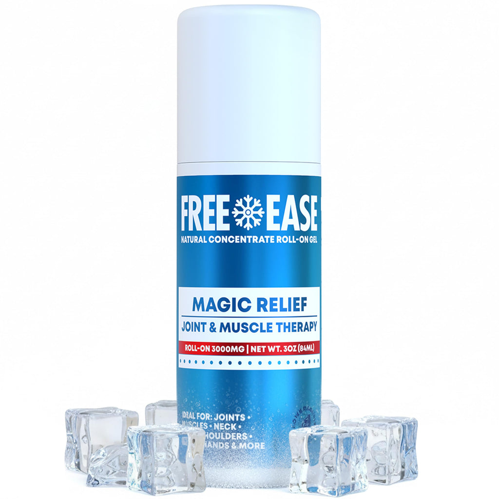 Free-Ease Magic Relief Roller – Nerve Joint and Muscle Pain Relief Roll On – Fast Cooling Therapy for Back, Neck, Shoulder, Knee Pain - Supports Joint Flexibility and Overall Mobility - Made in USA FREE EASE Au supplements