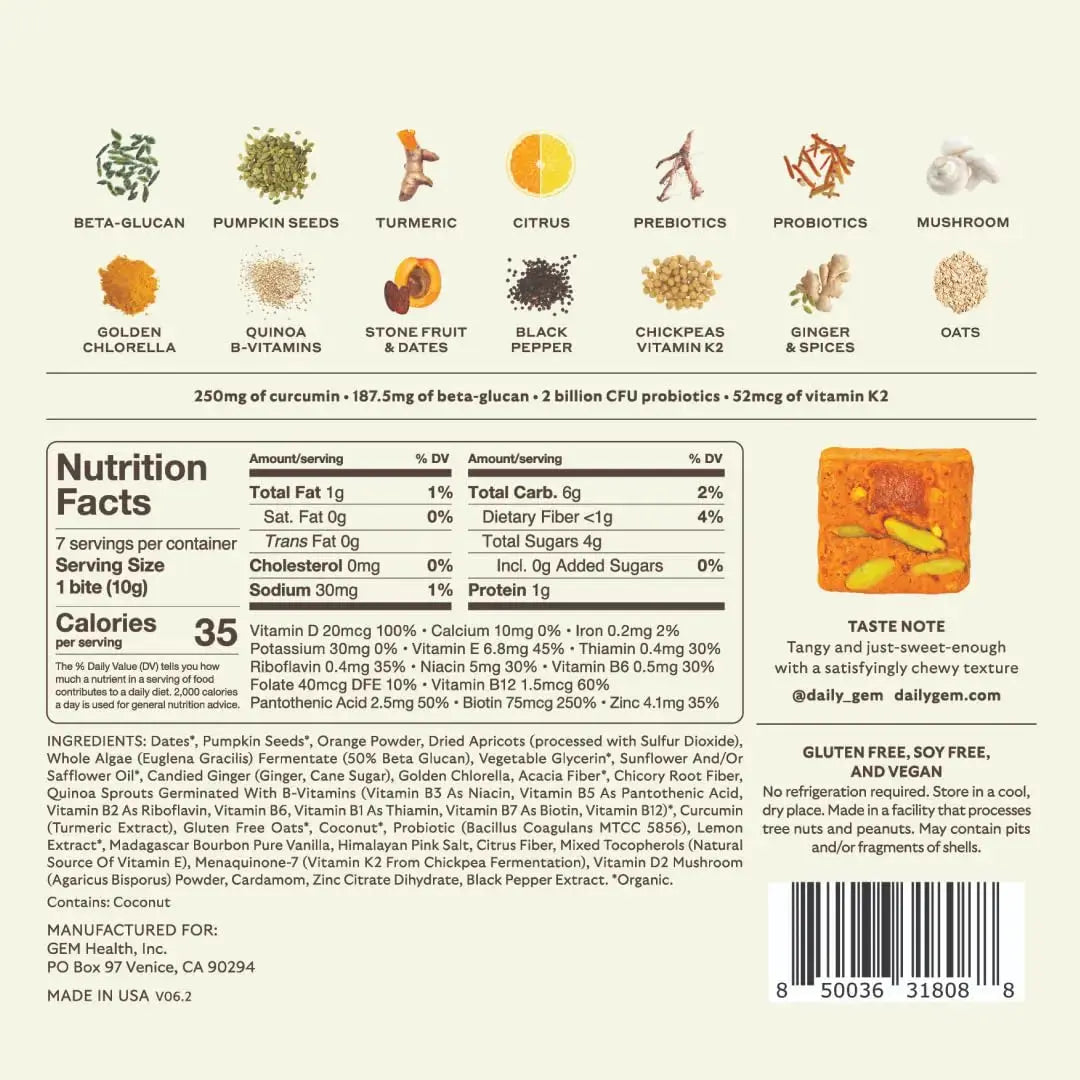 GEM Bite Complete Routine Variety Pack with Daily Multivitamin (14 Bites), Chill-Out Calm (7 Chews) & Deep Sleep Aid (7 Chews) | GEM Au supplements