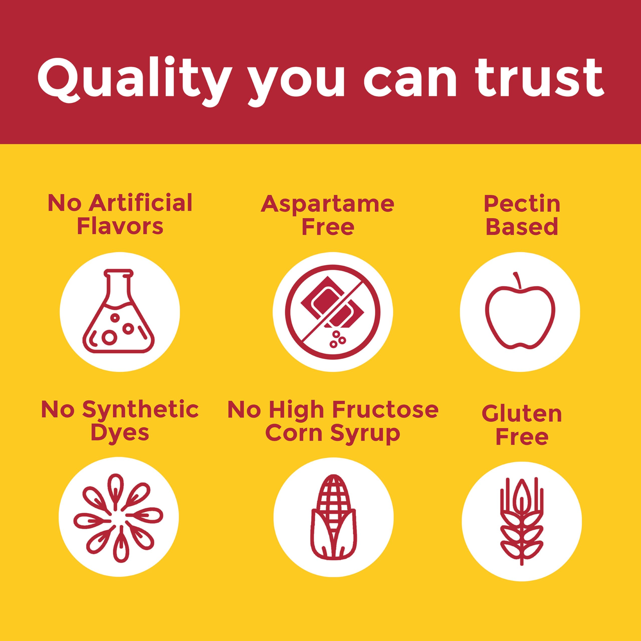 Nature Made Zero Sugar Vitamin C Gummies 250 mg Per Serving, Immune & Antioxidant Support, Aspartame Free