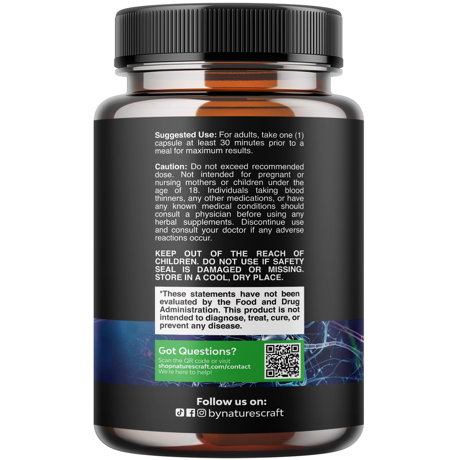 Nootropic Memory Supplement for Brain Support - Memory Pills for Brain Boost and Natural Energy Booster - Vitamin B 12 Bacopa Monnieri Rhodiola Rosea DMAE Ginkgo Biloba Phosphatidylserine Supplement Natures Craft Au supplements