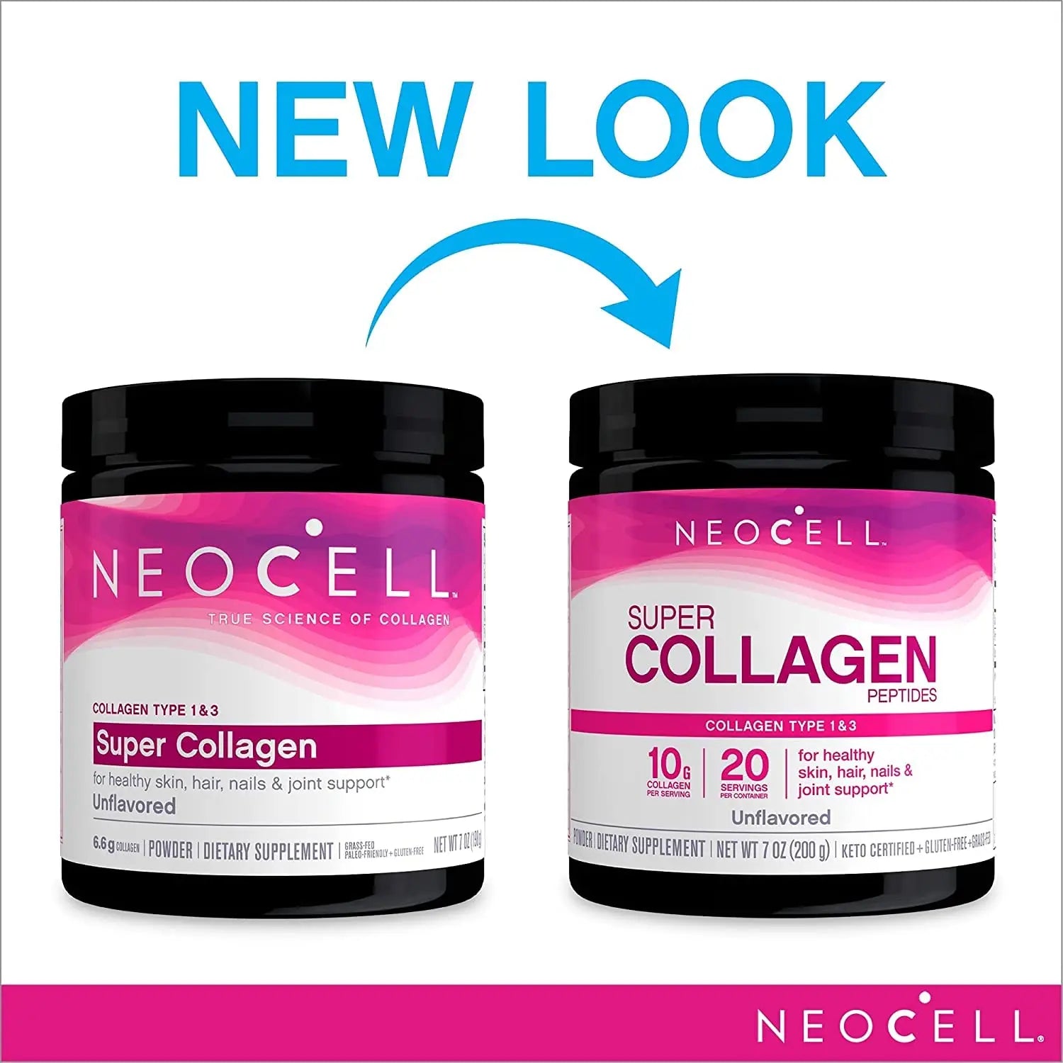 Neocell, Super Collagen, Type 1 & 3, 7 oz (198 g) Neocell Au supplements