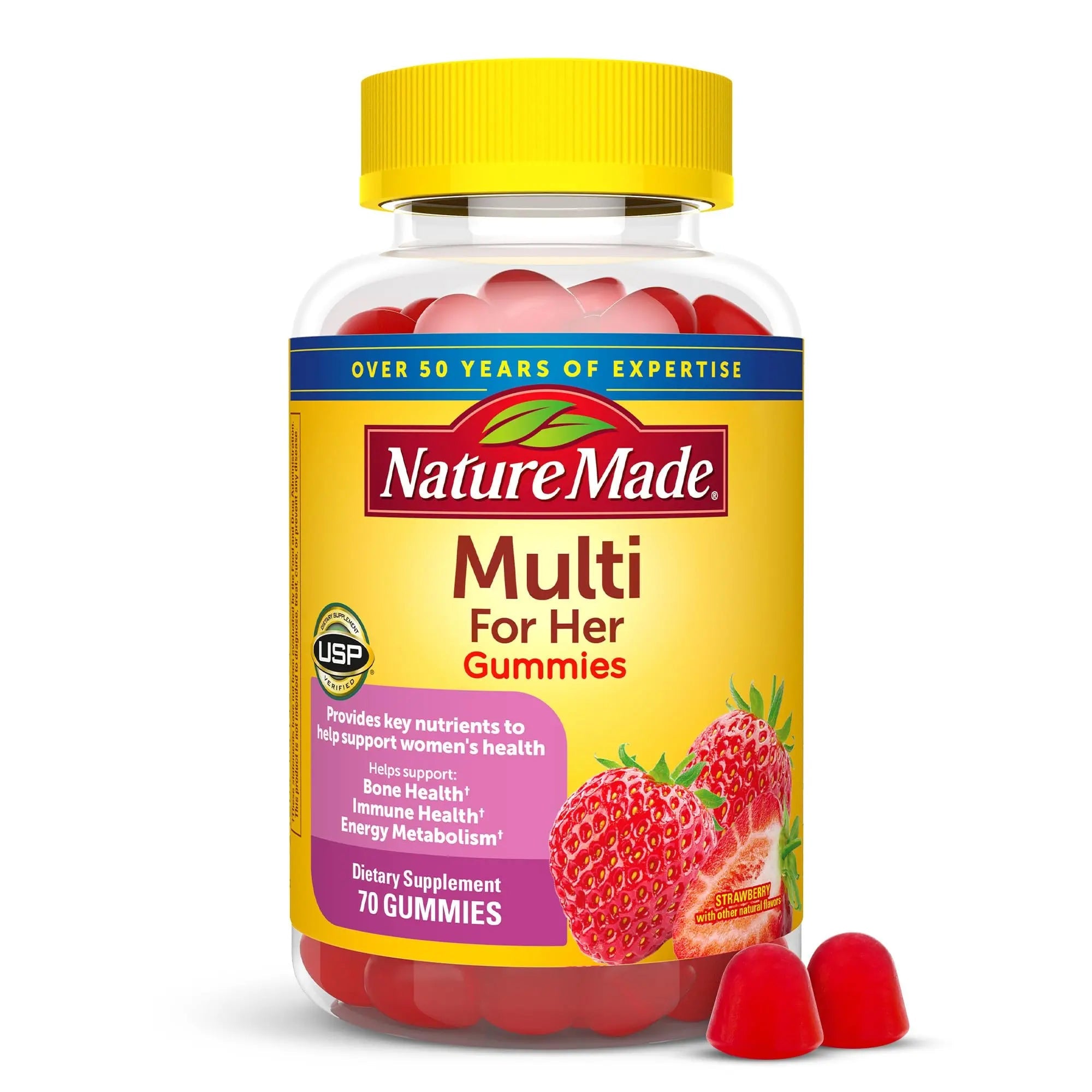 Nature Made Multivitamin For Women, Womens Gummy Multivitamins for Daily Nutritional Support, 70 Multi Vitamin Gummies, 35 Day Supply Nature Made Au supplements