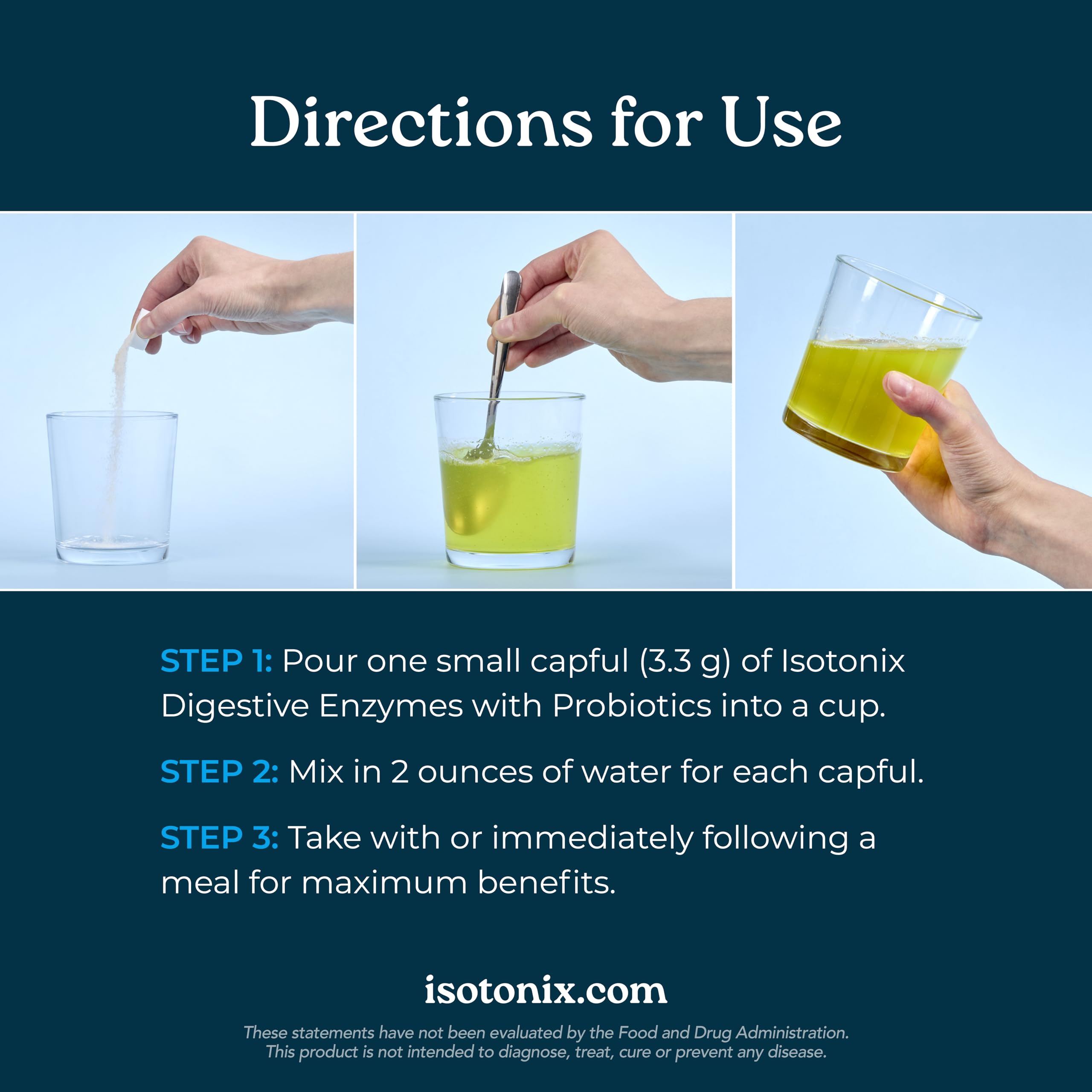 Isotonix® Digestive Enzymes with Probiotics | DigeZyme® Multi-Enzyme Complex & Lactospore® Bacillus Coagulans | Nutrient Absorption, Gut Balance & Digestive Health