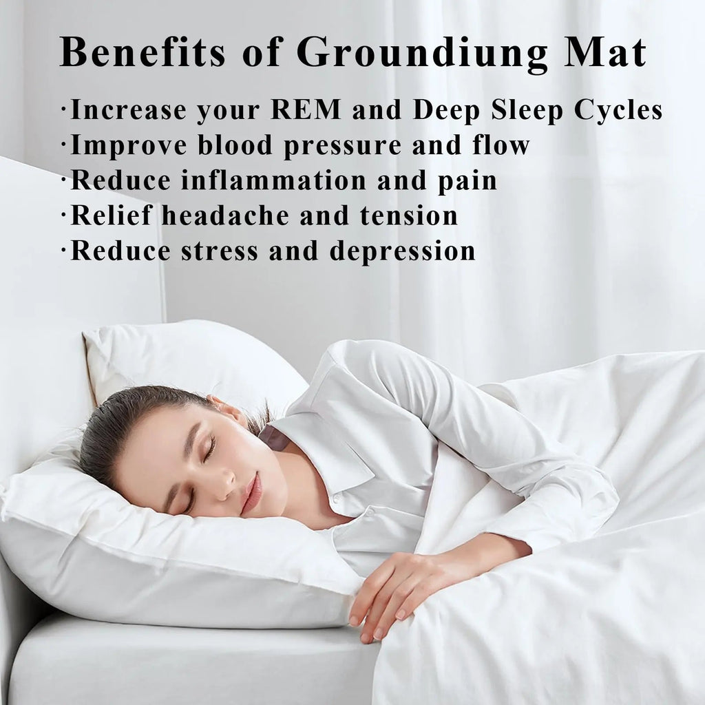 EOHELGRO Grounding Mat, Earth Grounding Mat for Sleeping, Earth Mat Grounding Pad for Energy EOHELGRO Au supplements