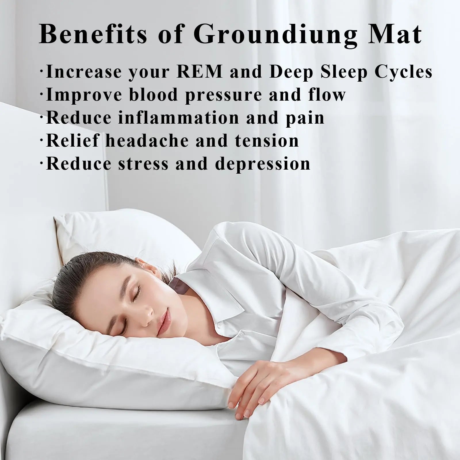 EOHELGRO Grounding Mat, Earth Grounding Mat for Sleeping, Earth Mat Grounding Pad for Energy EOHELGRO Au supplements