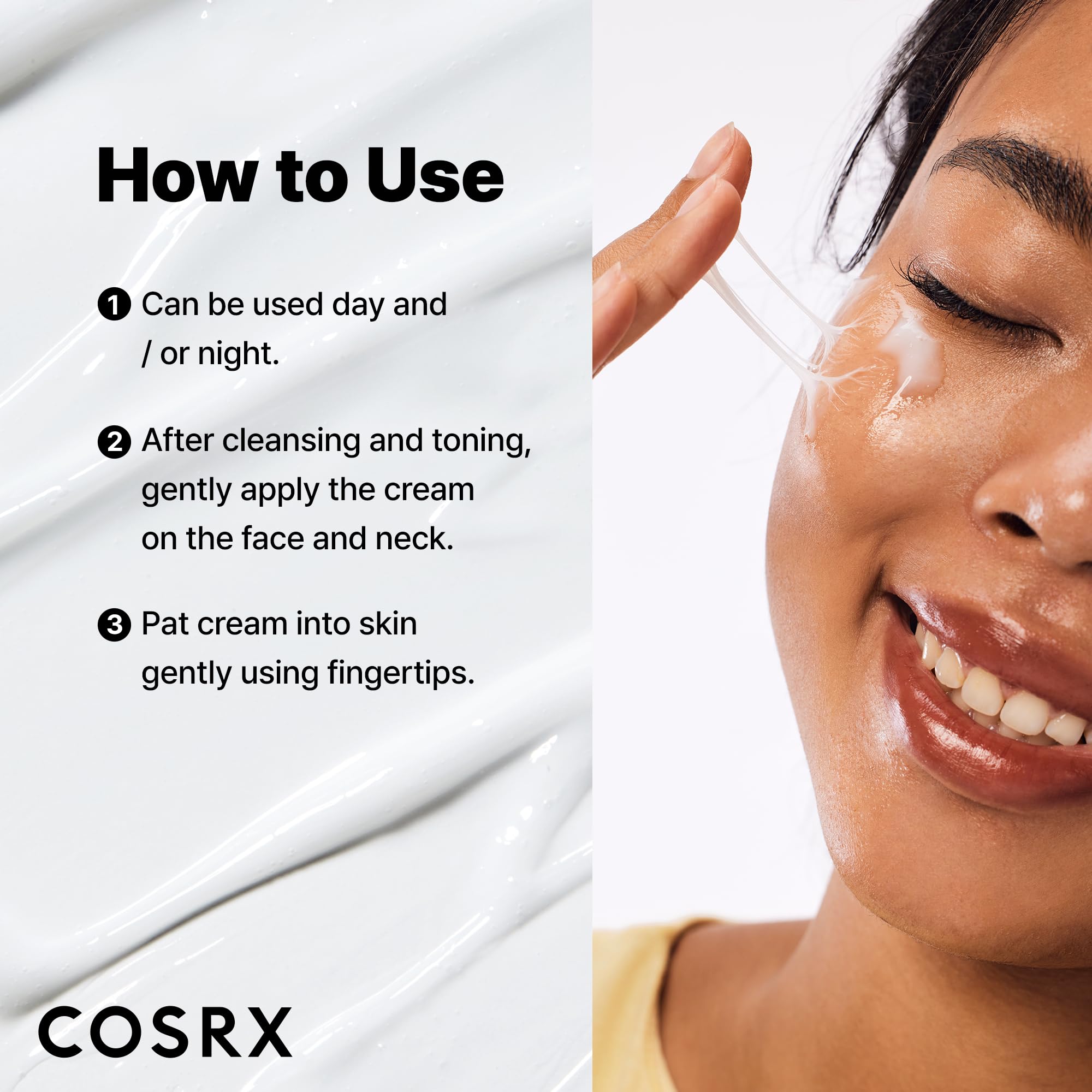 COSRX Snail Mucin 92% Face Moisturizer, 3.52 Oz, Lightweight Moisturing Cream for Soft