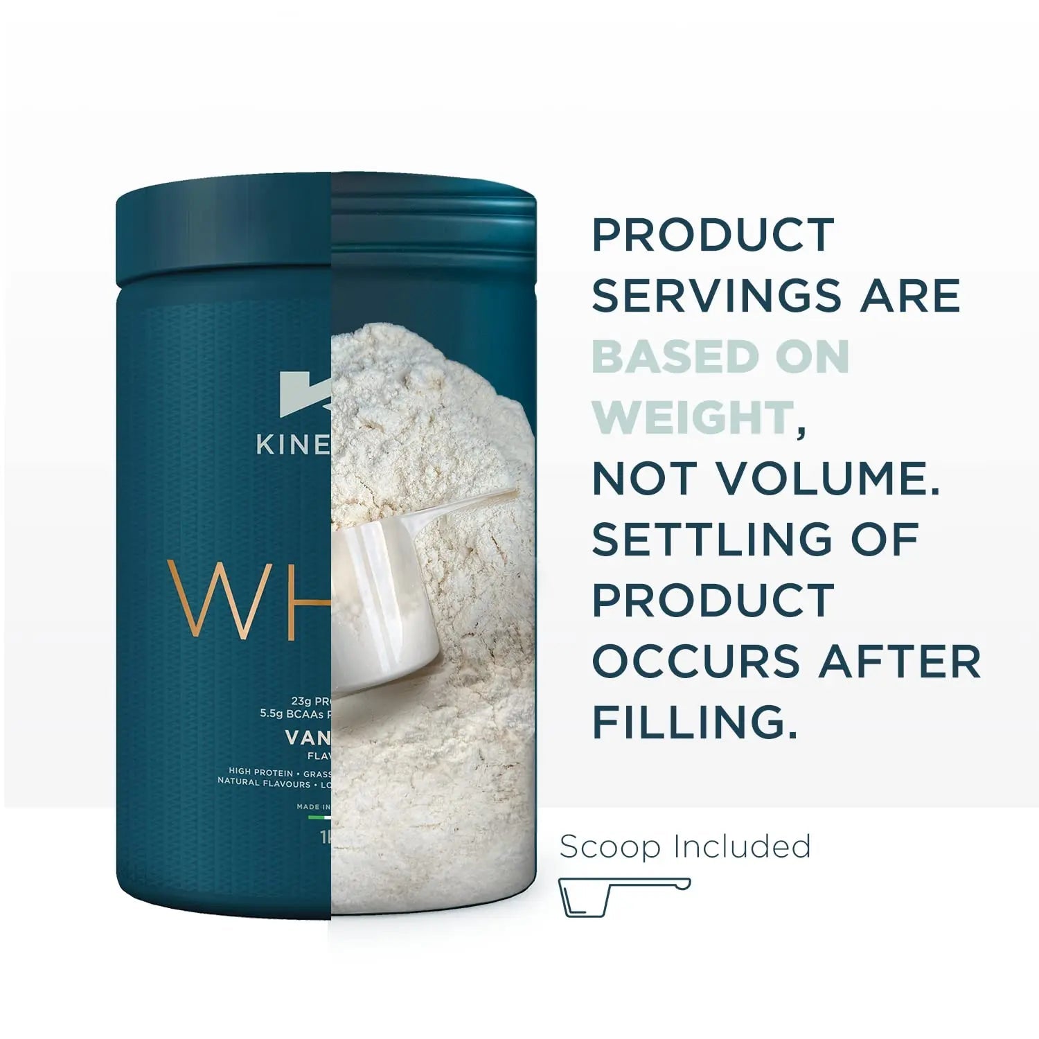 Kinetica Premium Whey Protein Powder | Grass Fed | Strawberry | 1kg | 33 Servings Kinetica Au supplements