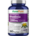 NusaPure Rhodiola Rosea 7,500mg 180 Veggie Capsules (Non-GMO, Extract 30:1, Vegan & Gluten-Free) Bioperine NusaPure Au supplements