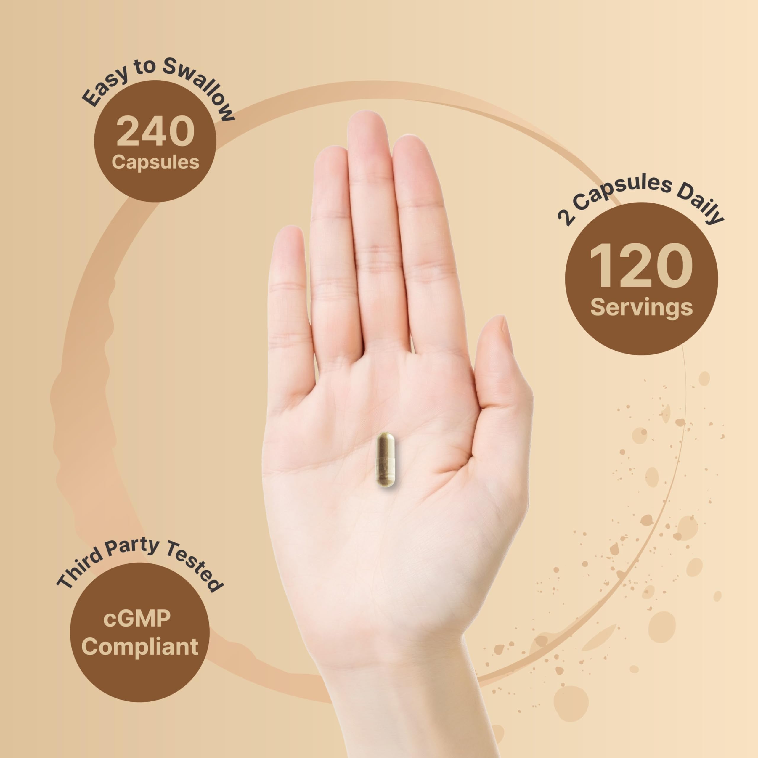 NatureBell Ashwagandha Root with Black Pepper Extract - 240 Capsules - High Strength Adaptogen for Calmness, Relaxation & Immune Support* NatureBell Au supplements