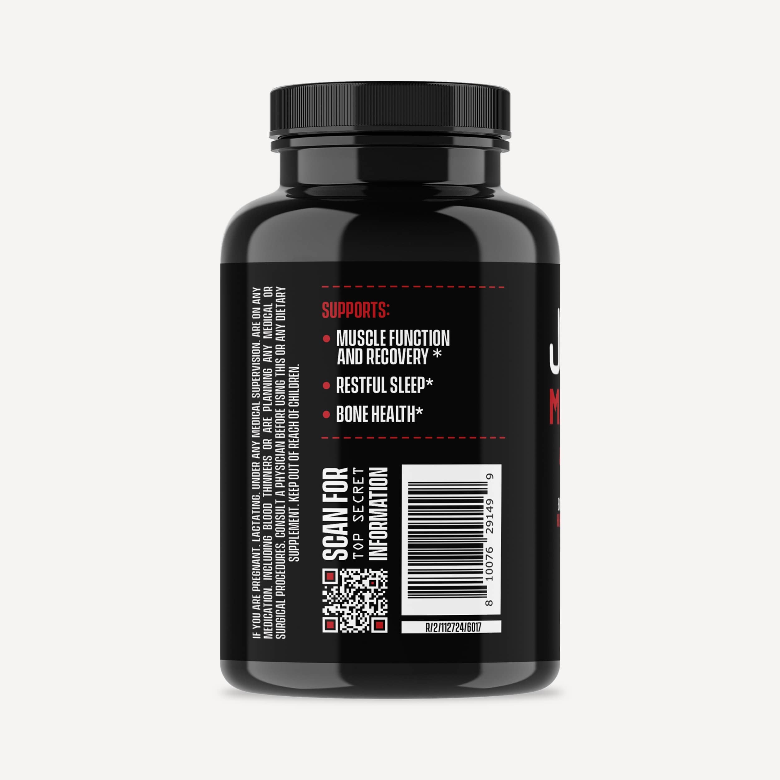 Jocko Fuel Magnesium Complex Supplement - Magnesium Glycinate, Citrate, & Taurate Capsules Dietary Supplement for Muscle Recovery & Relaxation, Heart, Nerve, Bone Support, & Sleep 30-Day Supply Jocko Fuel Au supplements