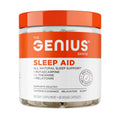 Genius Sleep AID - Smart Sleeping Pills Supplement - Relaxation Enhancer and Mood Support w/Inositol, L-Theanine & Glycine - 40 Capsules The Genius Brand Au supplements