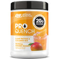 Optimum Nutrition Pro Quench, 10g Clear Protein, 10g Collagen peptides & Electrolyte Powder Drink Mix, Tropical Orange Mango, 20 Servings,