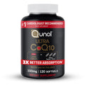 Qunol Ultra CoQ10 100mg, 3x Better Absorption, Patented Water and Fat Soluble Natural Supplement Form of Coenzyme Q10