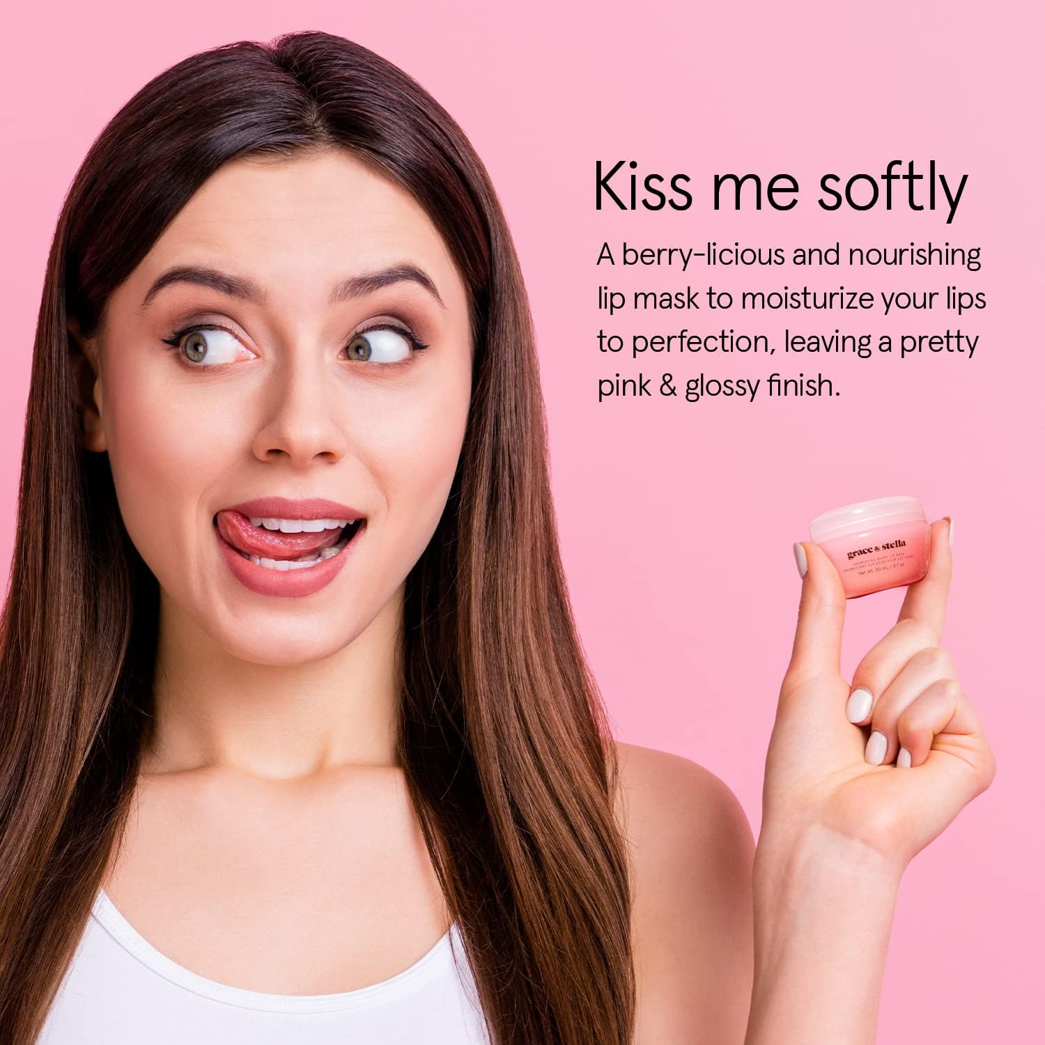grace & stella Award Winning Lip Butter - Hydrating Lip Balm - Nourishing Lip Mask (1-pack) Travel Essentials, Travel Size Toiletries