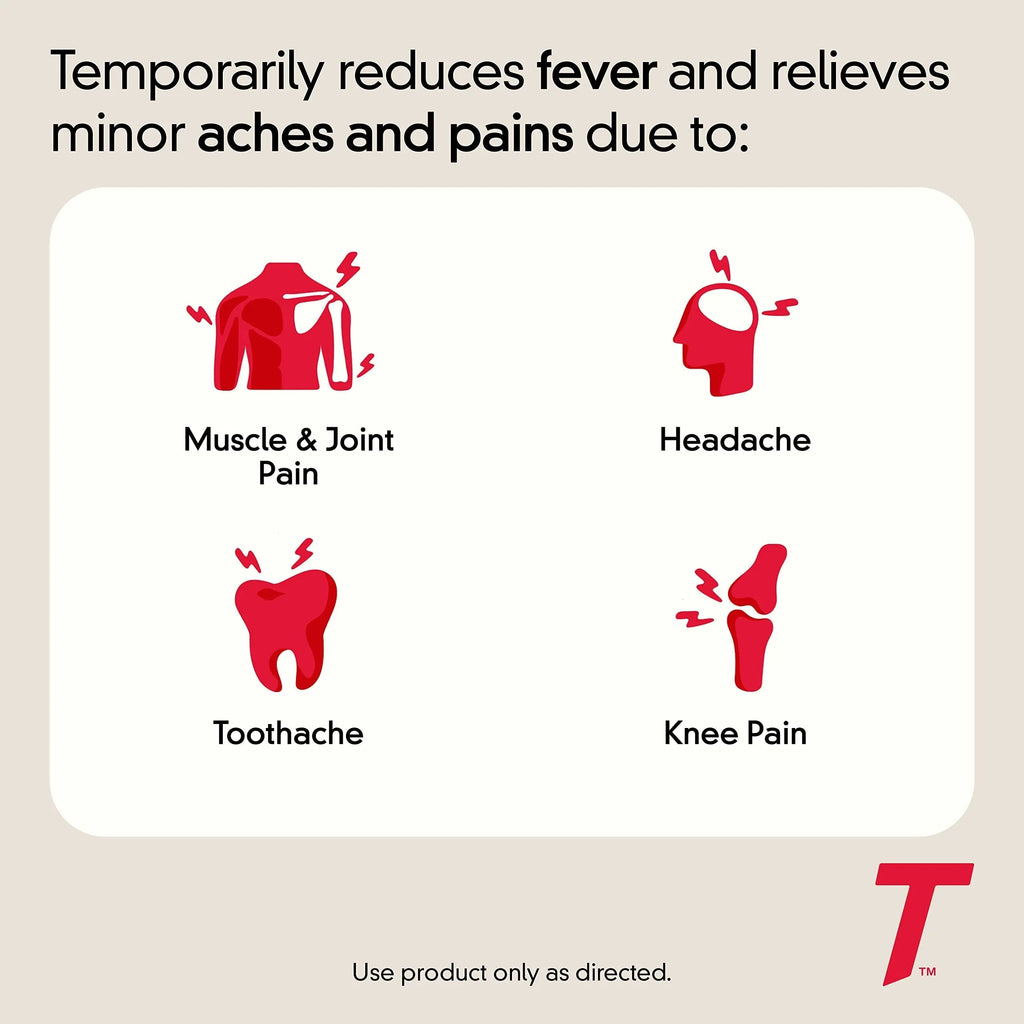 Tylenol Extra Strength Pain Relief Pills, Fast, Strong Pain Relief, Acetaminophen 500 mg Caplets, Pain Reliever & Fever Reducer Medicine for Headache, Backache, Toothache & Minor Arthritis, 100 Count Tylenol Au supplements