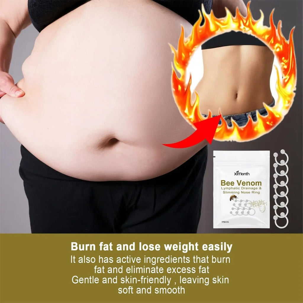 Bee Venom Slimming Nose Ring GGPM Bee Venom Lymphatic Drainage & Slimming Nose Ring Bee Generic Au supplements