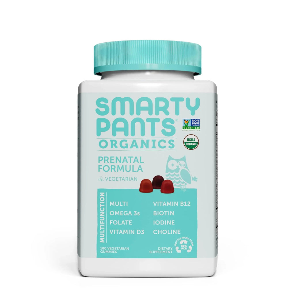 SmartyPants Organic Prenatal Vitamins for Women, Multivitamin Gummies: Biotin, Methylfolate, Omega 3 (ALA), Vitamin D3, C, Vitamin B12, B6, A, K2 & Zinc SmartyPants Au supplements